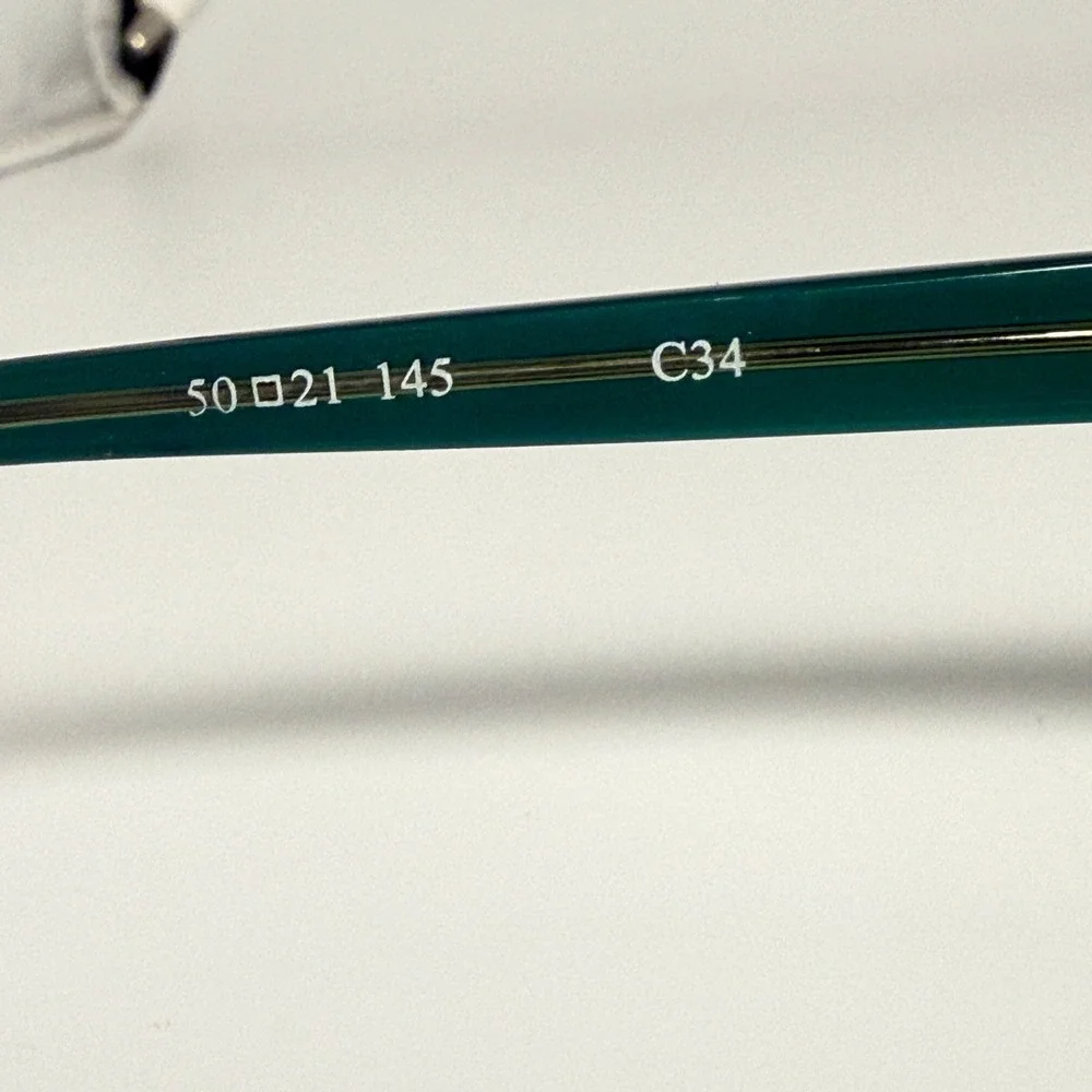 SEE 9441 Green Round Eyeglasses‎ with Magnetic Clip-On Sunglasses C34 50-21-145